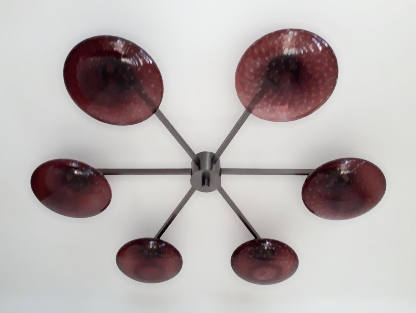 Mid-Century Modern Sei Shade Flush Mount / Sconce by Fabio Ltd For Sale