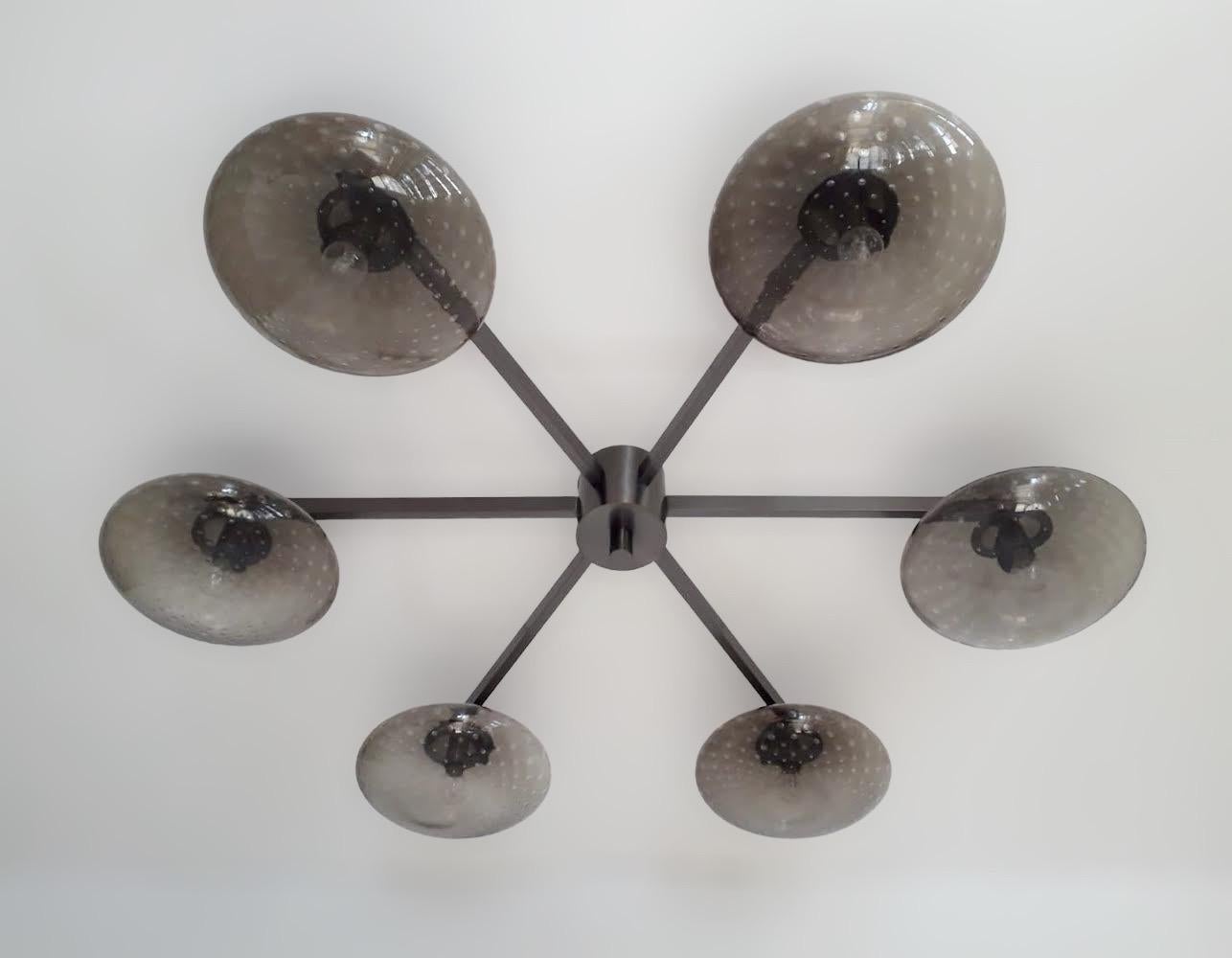 Mid-Century Modern Sei Shade Flush Mount / Sconce by Fabio Ltd For Sale