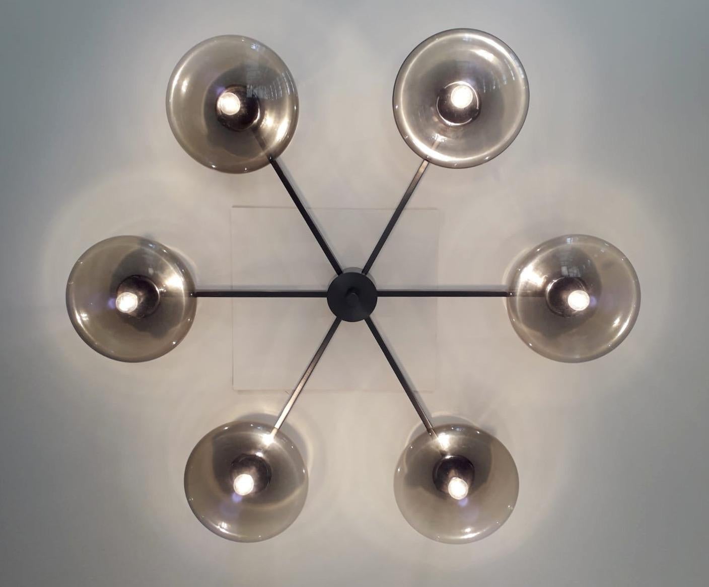 Mid-Century Modern Sei Shade Flush Mount / Sconce by Fabio Ltd For Sale