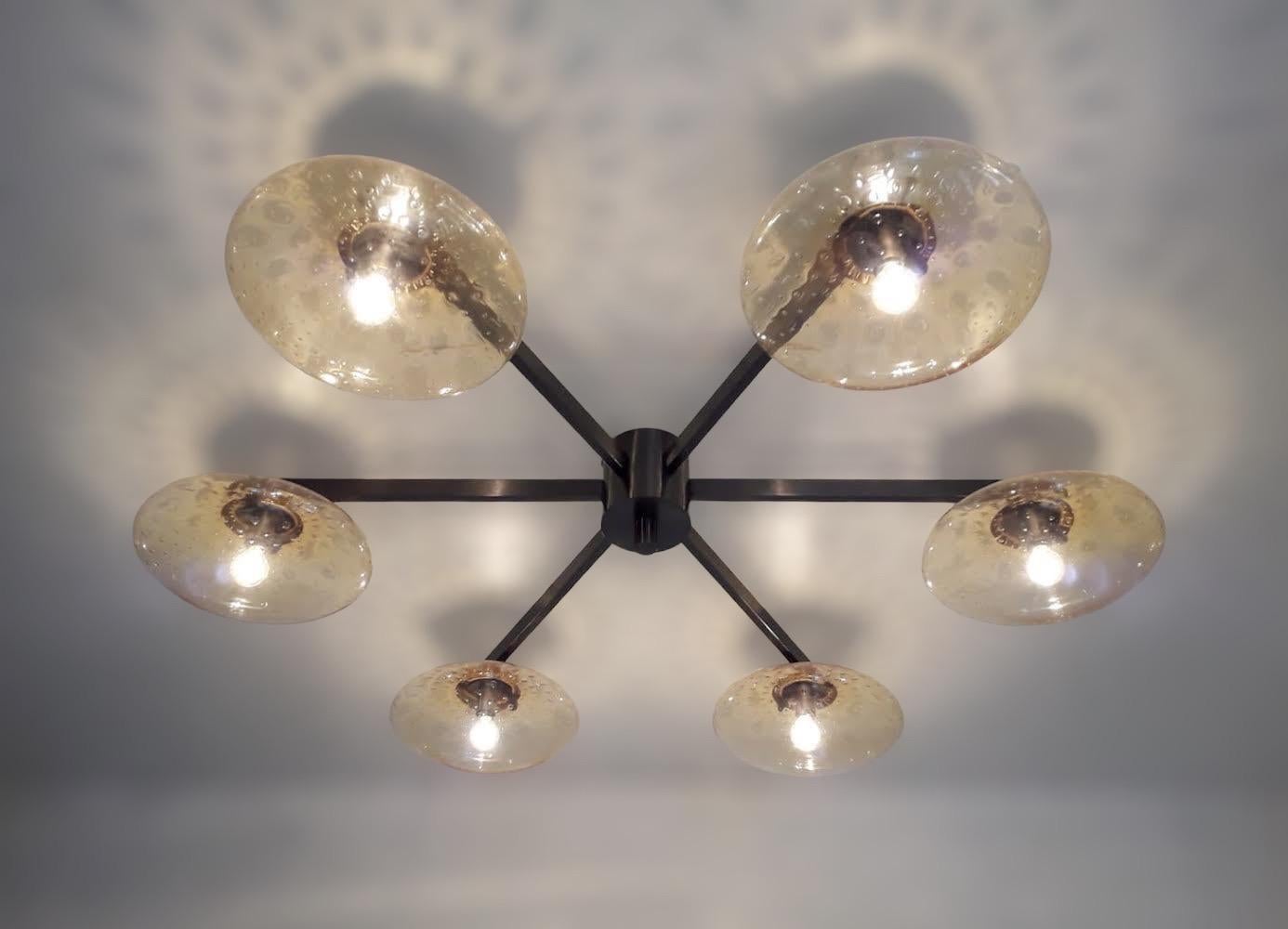 Sei Shade Flush Mount / Sconce by Fabio Ltd In New Condition For Sale In Los Angeles, CA