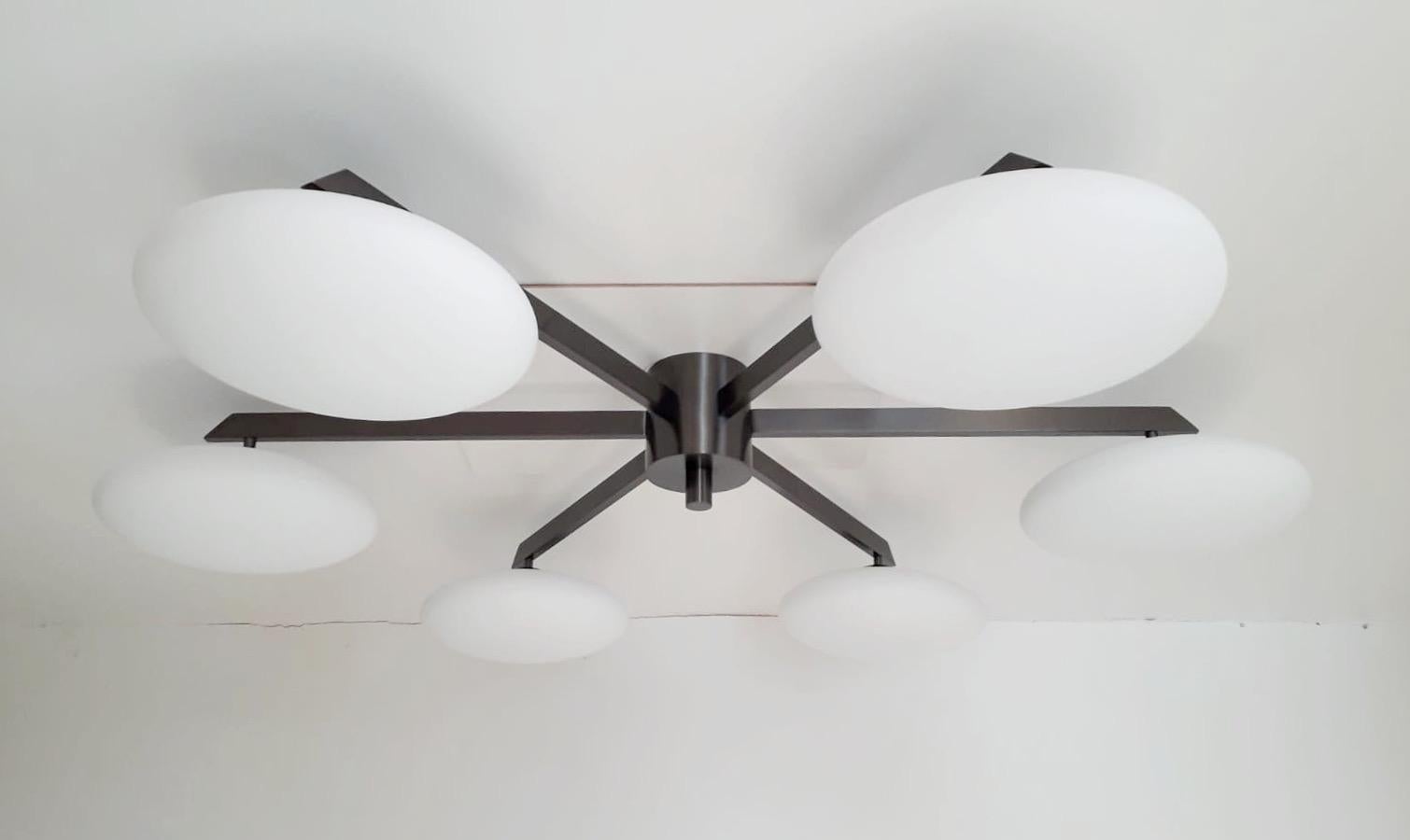 Contemporary Sei Shade Flush Mount / Sconce by Fabio Ltd For Sale
