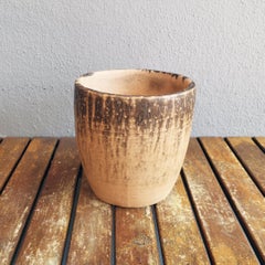 Seicho Raku Planter Pot Pottery, Obvara, Handmade Ceramic