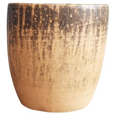 Seicho Raku Planter Pot Pottery, Obvara, Handmade Ceramic