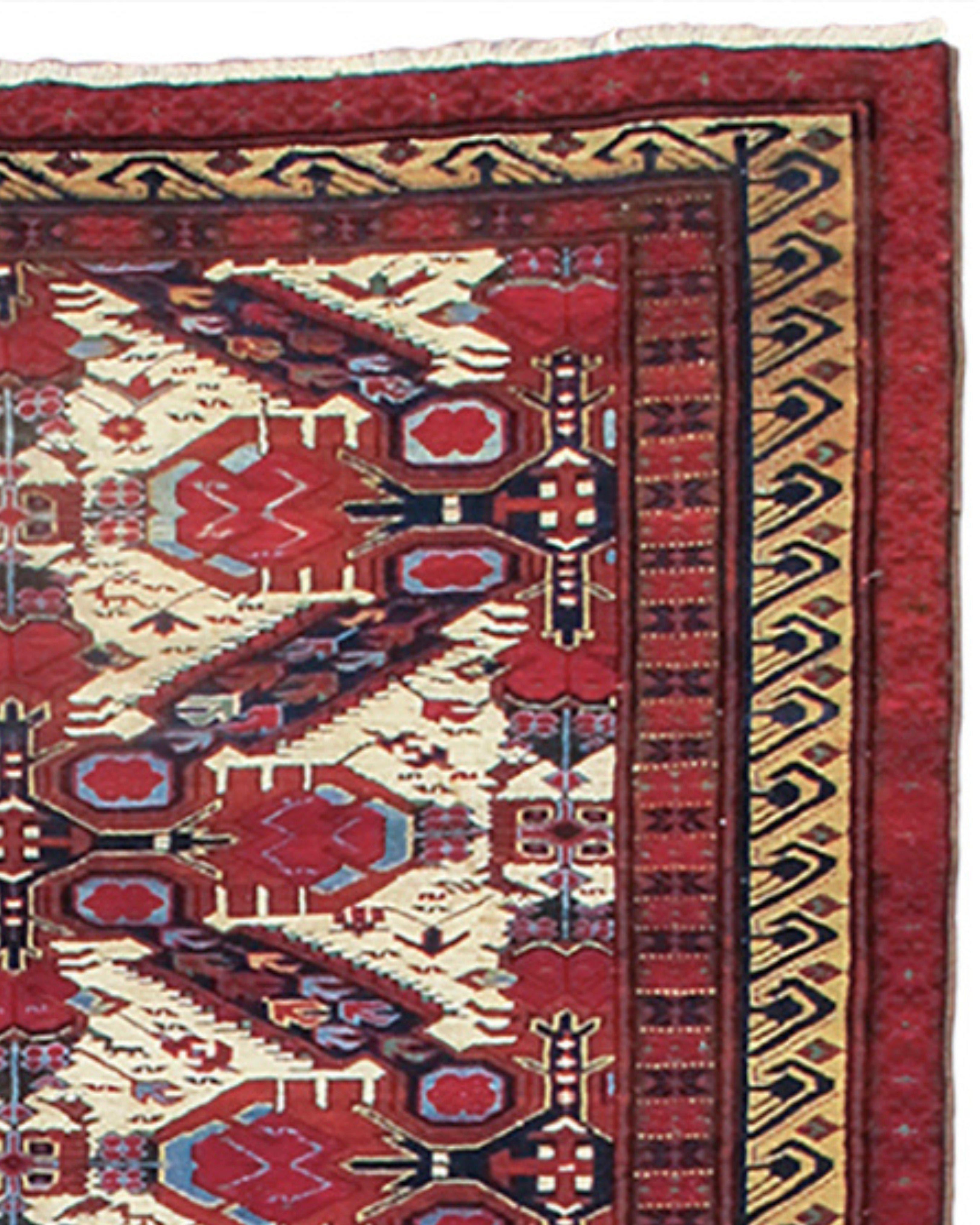 Seichor Kuba Rug, Early 20th Century

Additional information:
Dimensions: 4'10