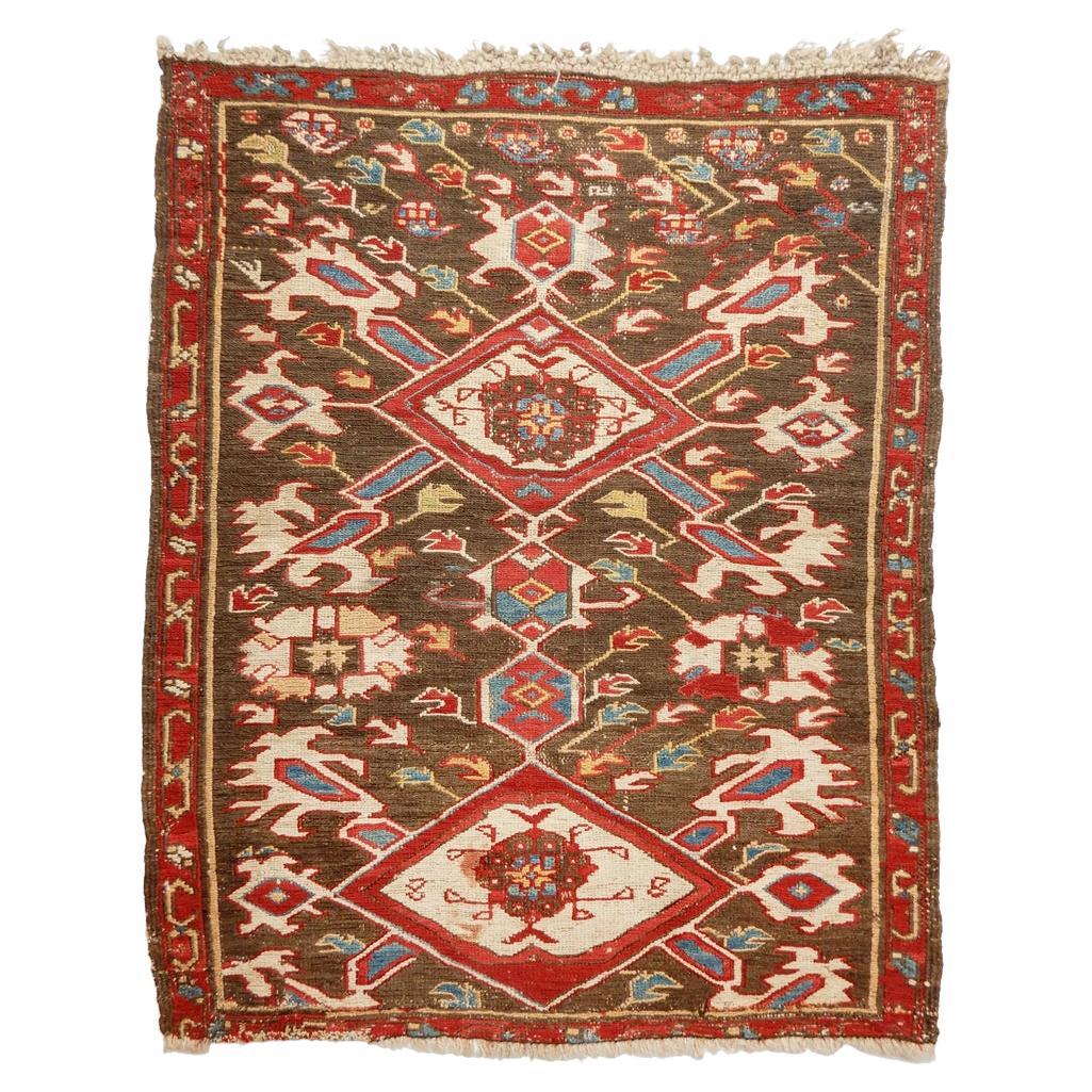 Seichour Sumak Rug, Late 19th Century For Sale
