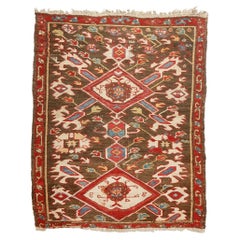 Antique Seichour Sumak Rug, Late 19th Century