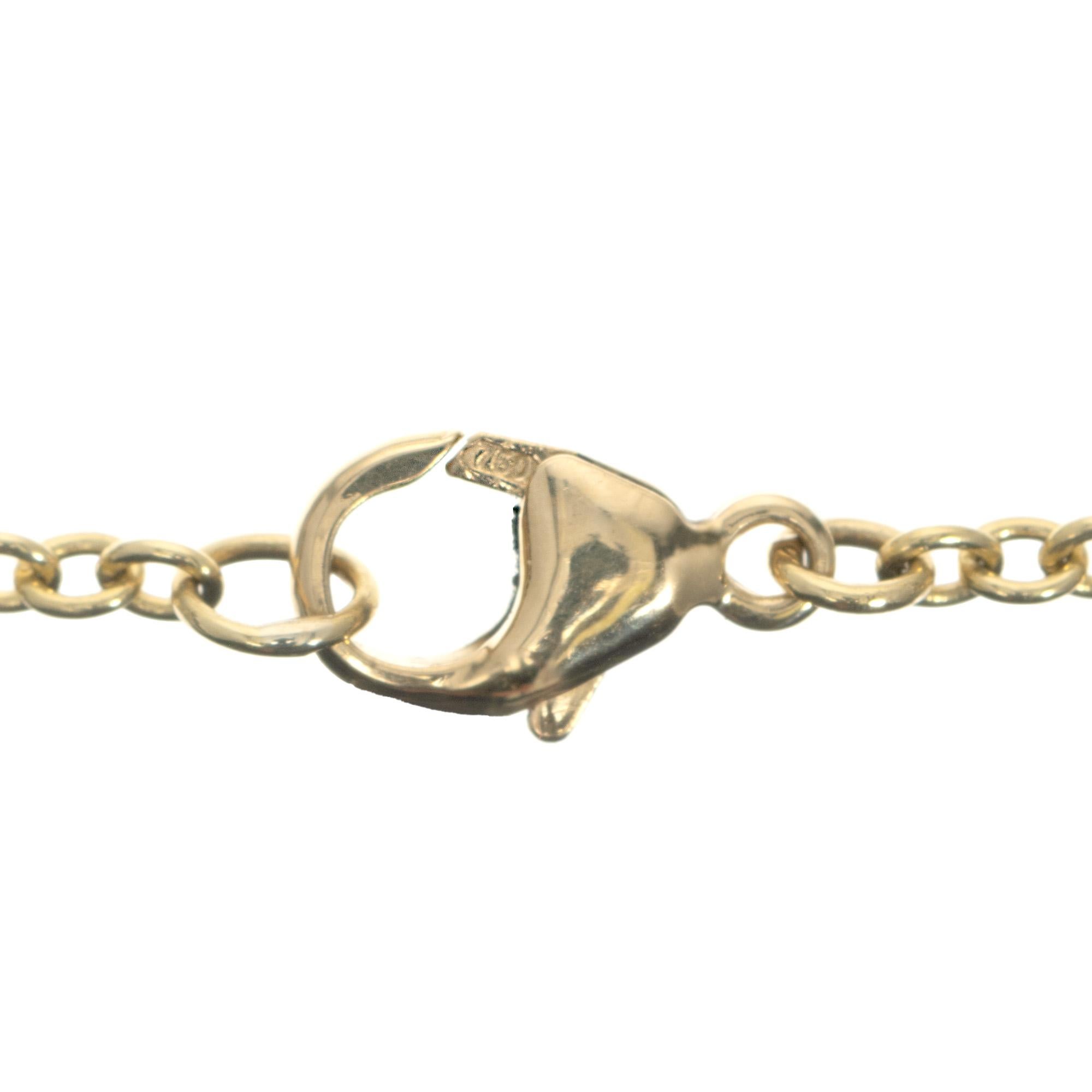 Seidengang .15 Carat Diamond Leo Yellow Gold Pendant Necklace For Sale 1