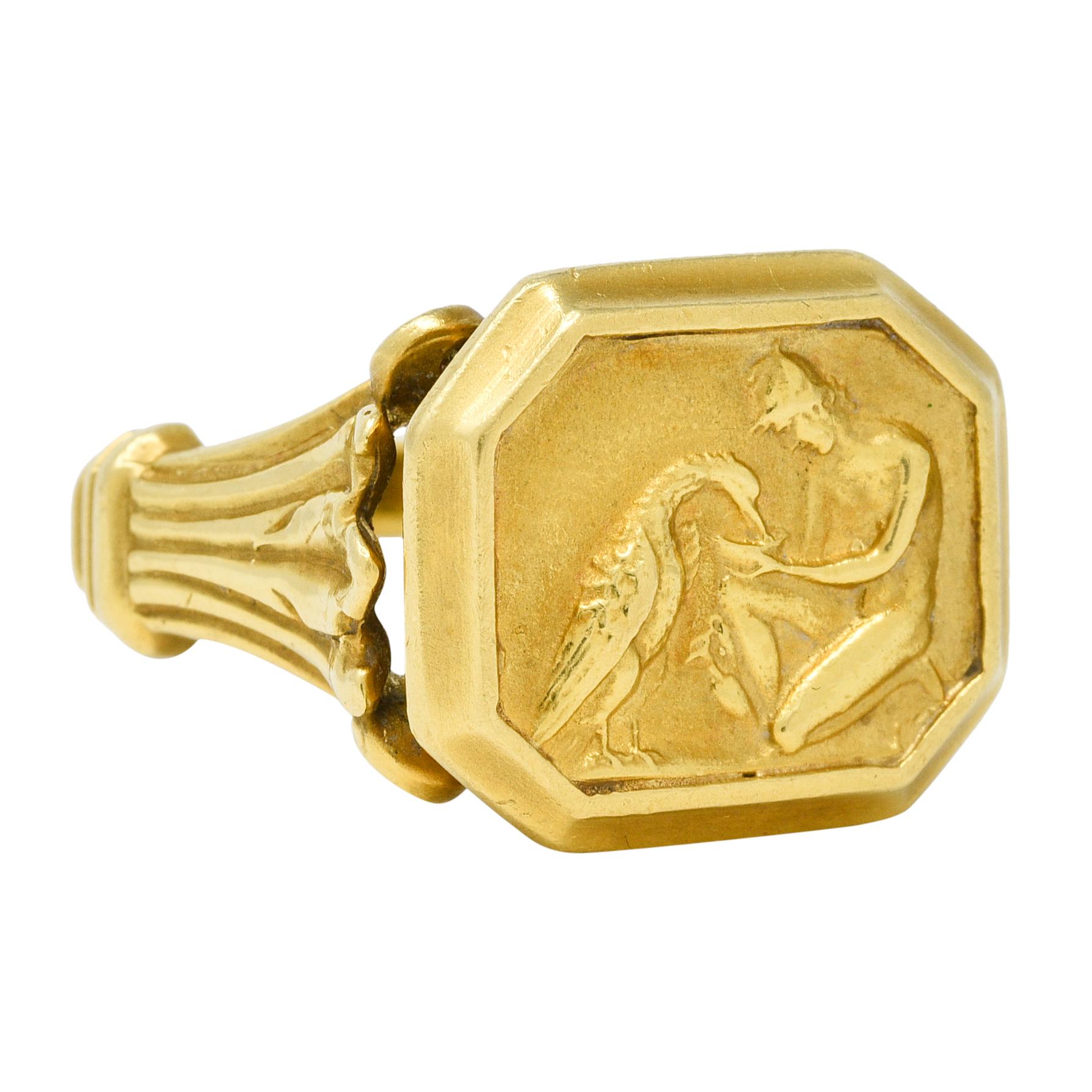 hermes signet ring