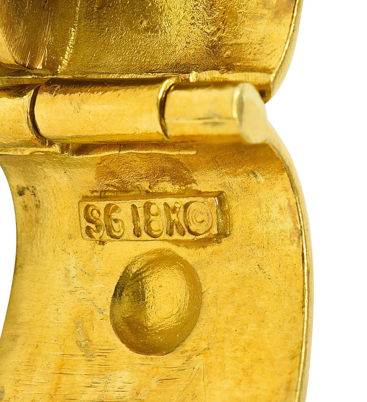 SeidenGang, collana a più fili in oro 18 carati con diamanti degli anni '90 in vendita 1