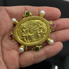 SeidenGang Classic Collection 18k Yellow Gold Brooch PN39