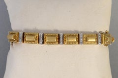 Seidengang Bracelet à maillons en or et diamants