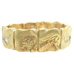 Retro SEIDENGANG "Odyssey" Gold Diamond Bracelet