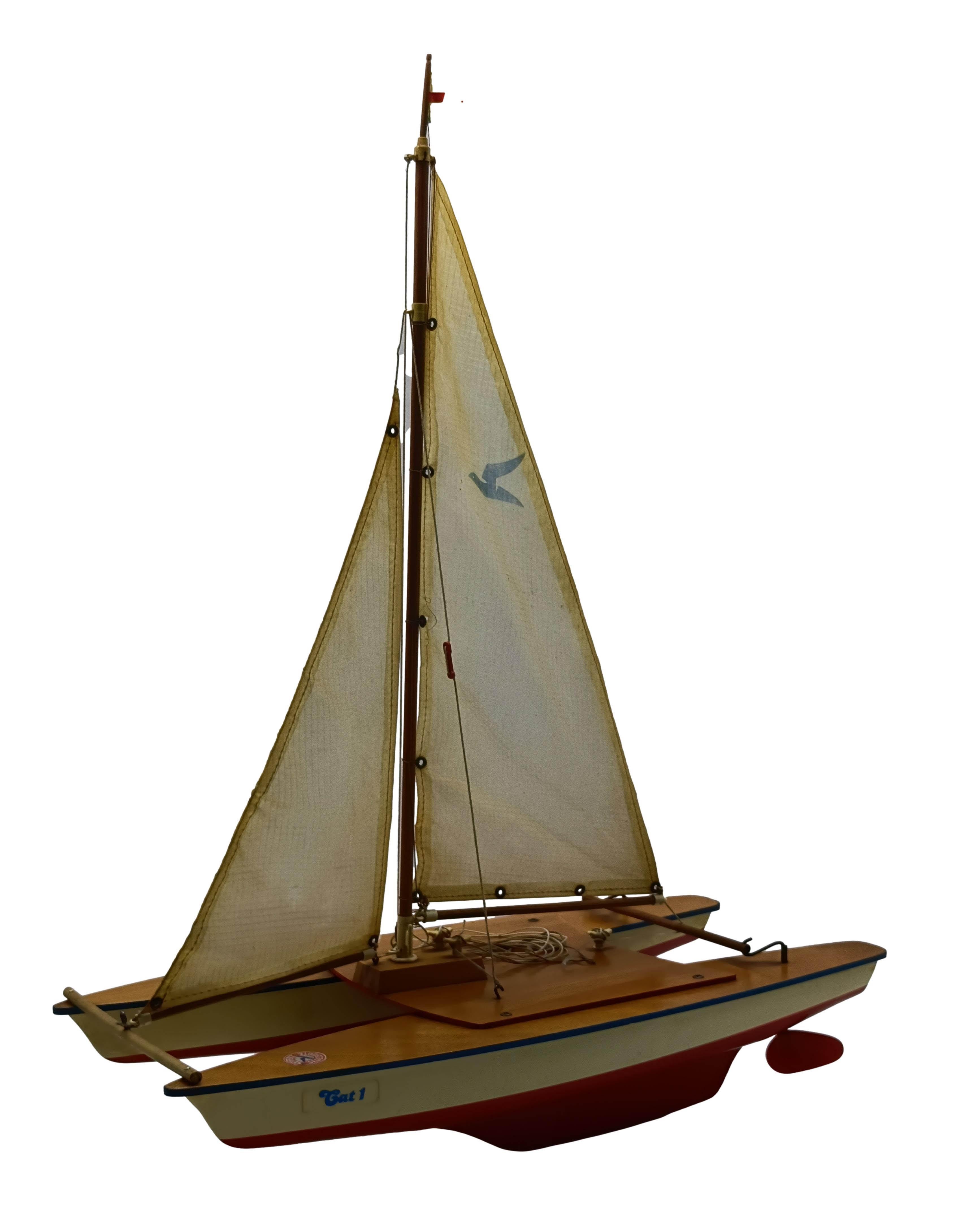 German Modèle de catamaran de collection Seifert 