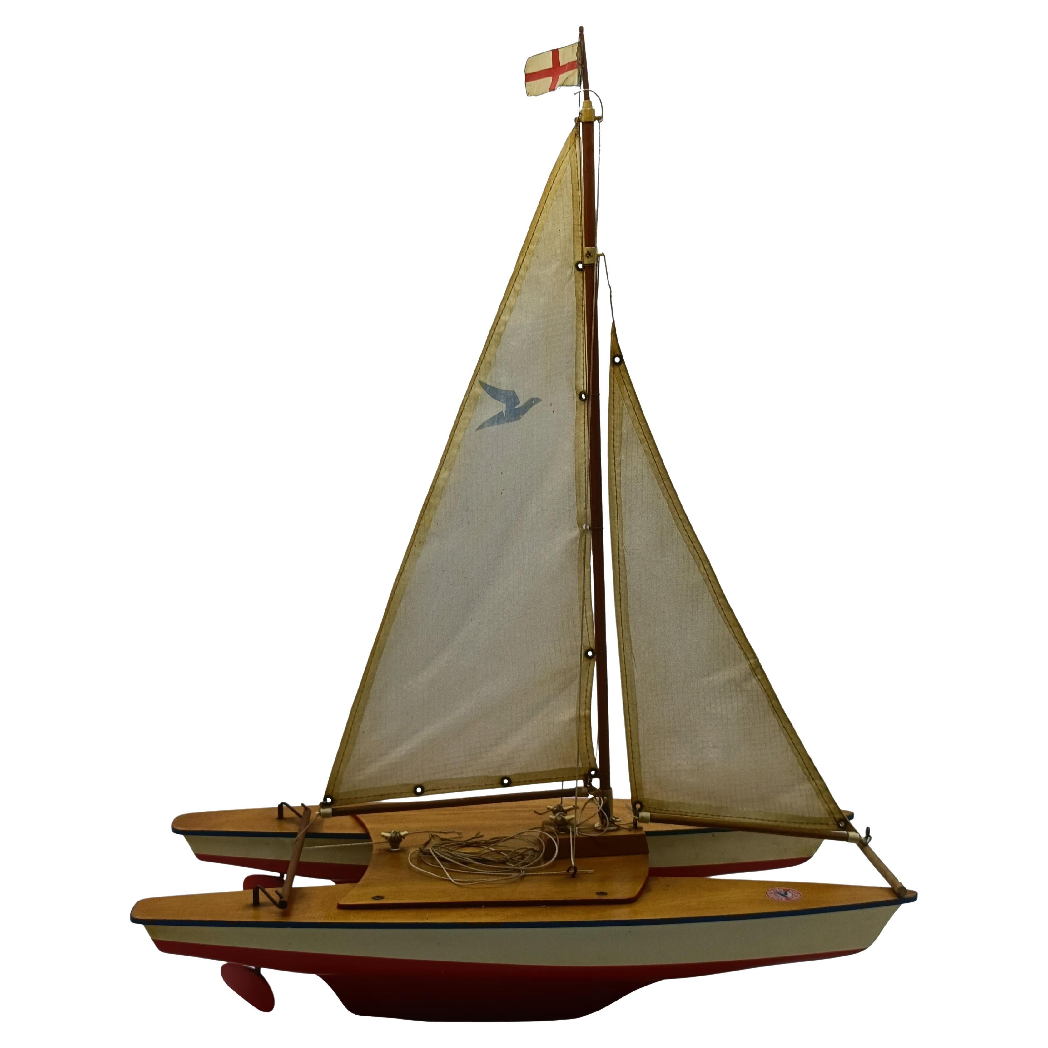 Seifert Collector's Model Catamaran "Cat1," Germany 1970s