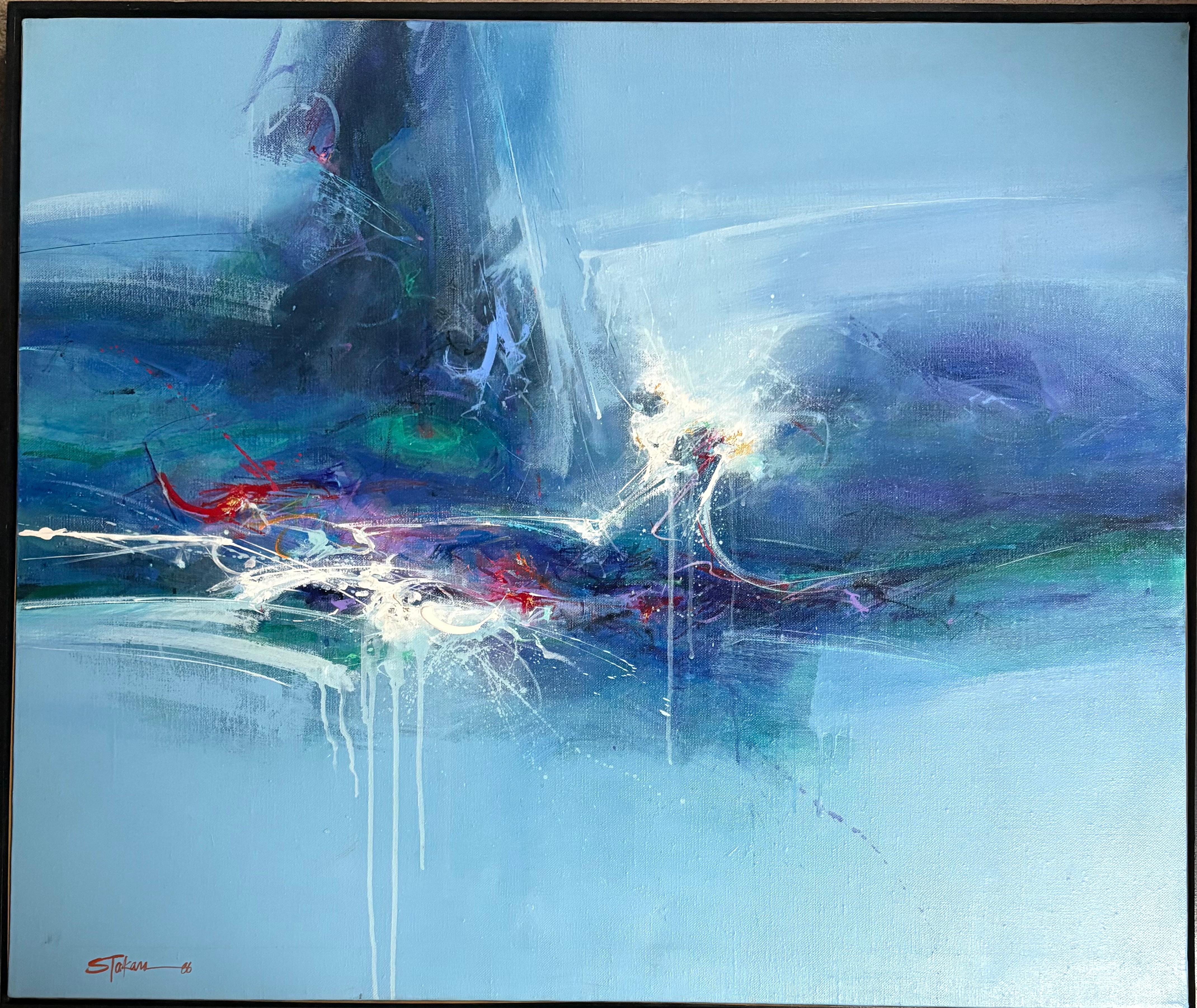 Nächtliche Winde – Painting von Seikichi Takara