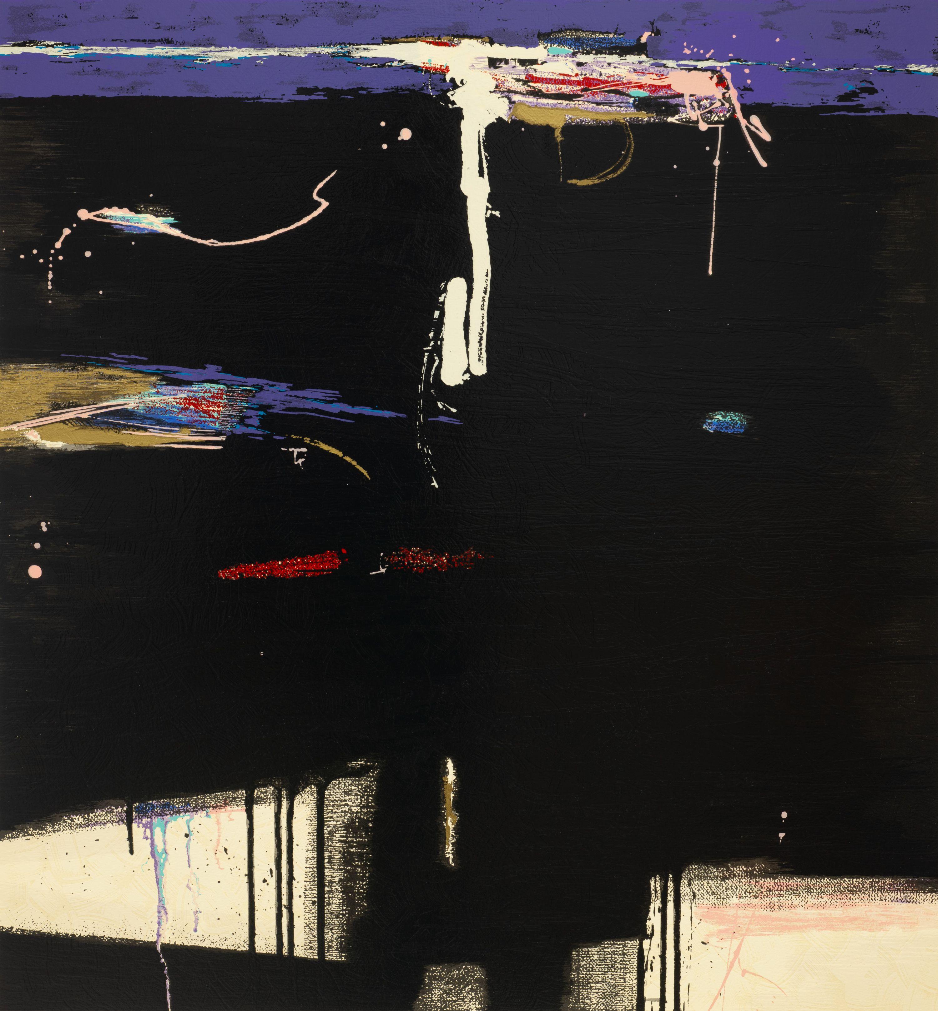 Nightscape, 1989 (Abstrakt), Print, von Seikichi Takara