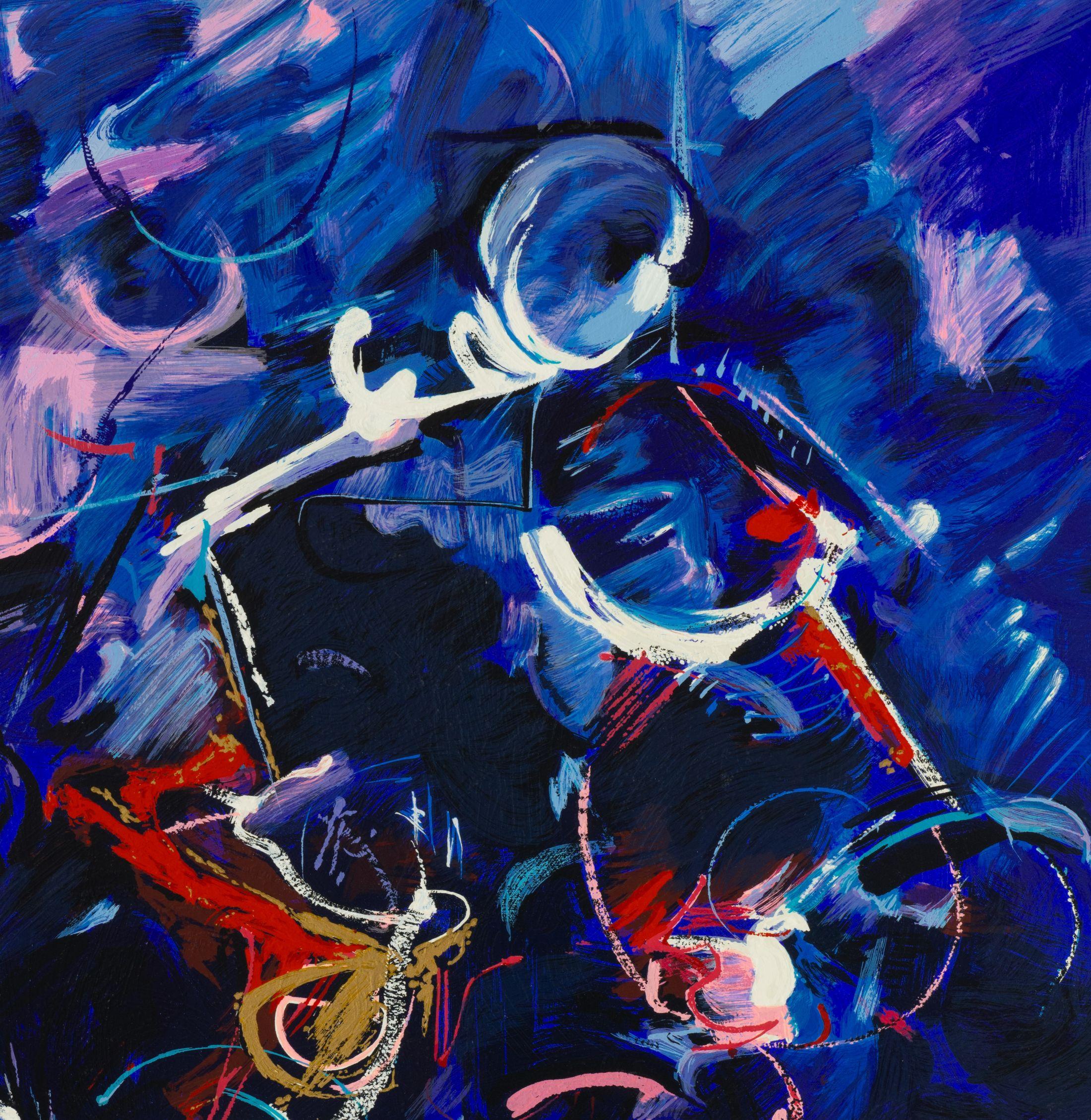 Taiko Odori, 1991 (Zeitgenössisch), Print, von Seikichi Takara