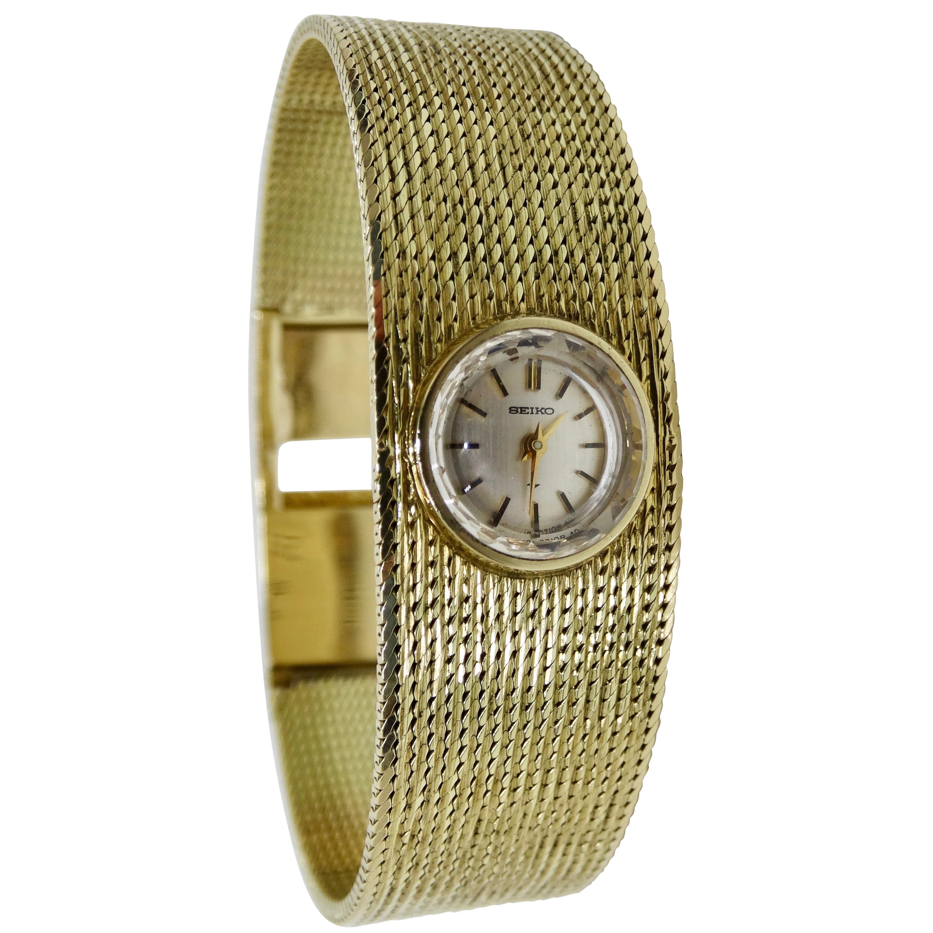 Seiko 14k Gold Wrist Watch at 1stDibs | seiko 14k gold watch, seiko solar  watch, seiko astron