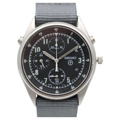 Seiko British Military Chronograph Gen 2 7T27‑7A20 – 38mm – RAF Issued – 1995