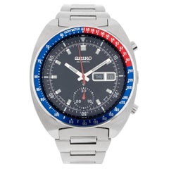 Seiko Chronograph 6139-6002 auto watch stainless steel 41mm 