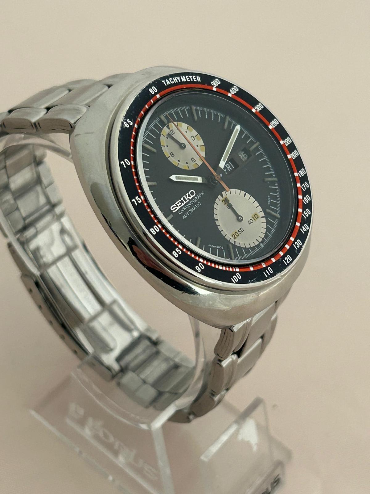 Seiko Chronograph AKA 'UFO'. Ref 6138 0040, Year circa 1976. In Good Condition For Sale In Canterbury, England