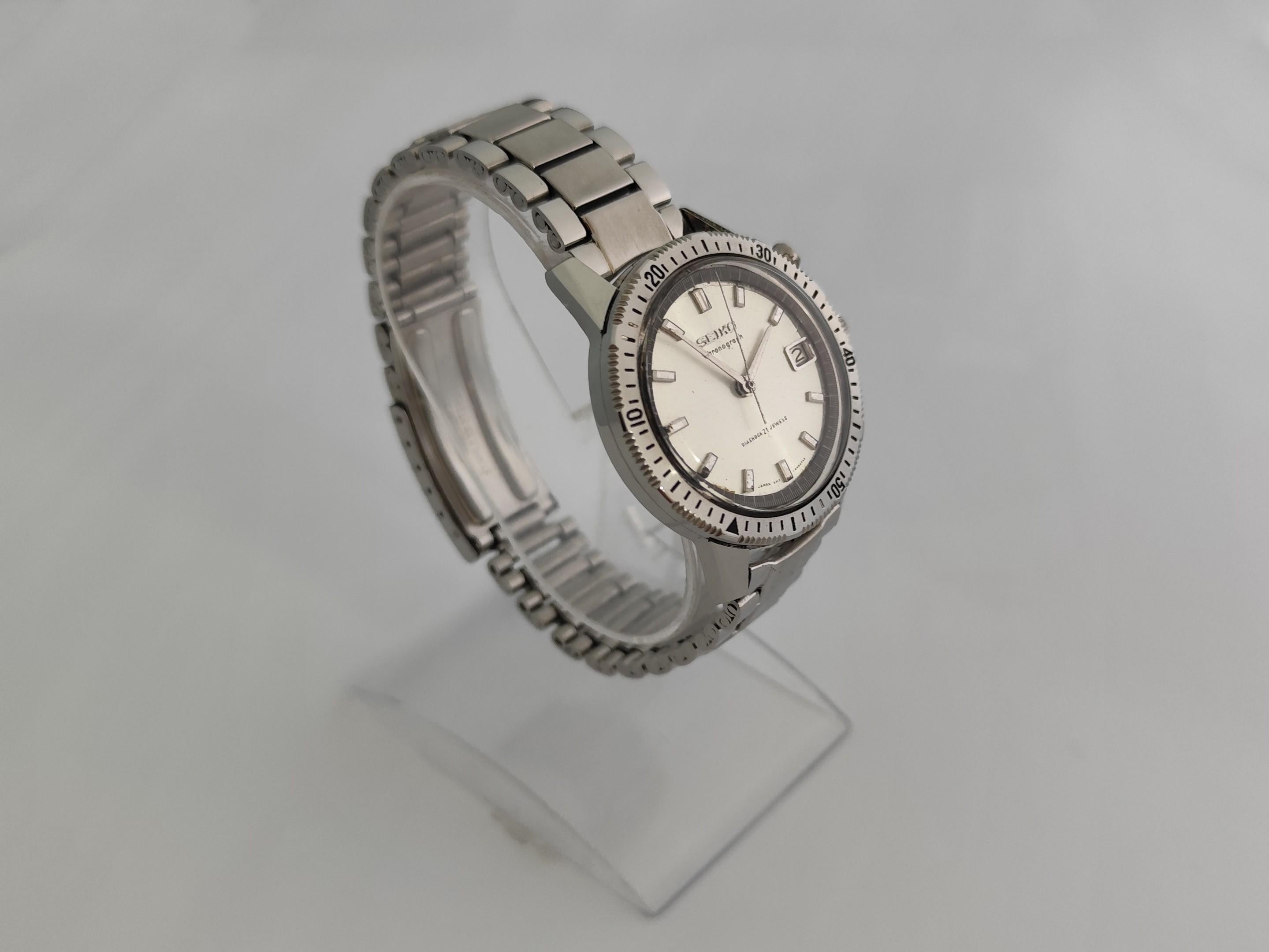 Seiko Cronógrafo Monopulsador Cronógrafo 5717-8990 De cuerda manual Acero inoxidable en venta 2