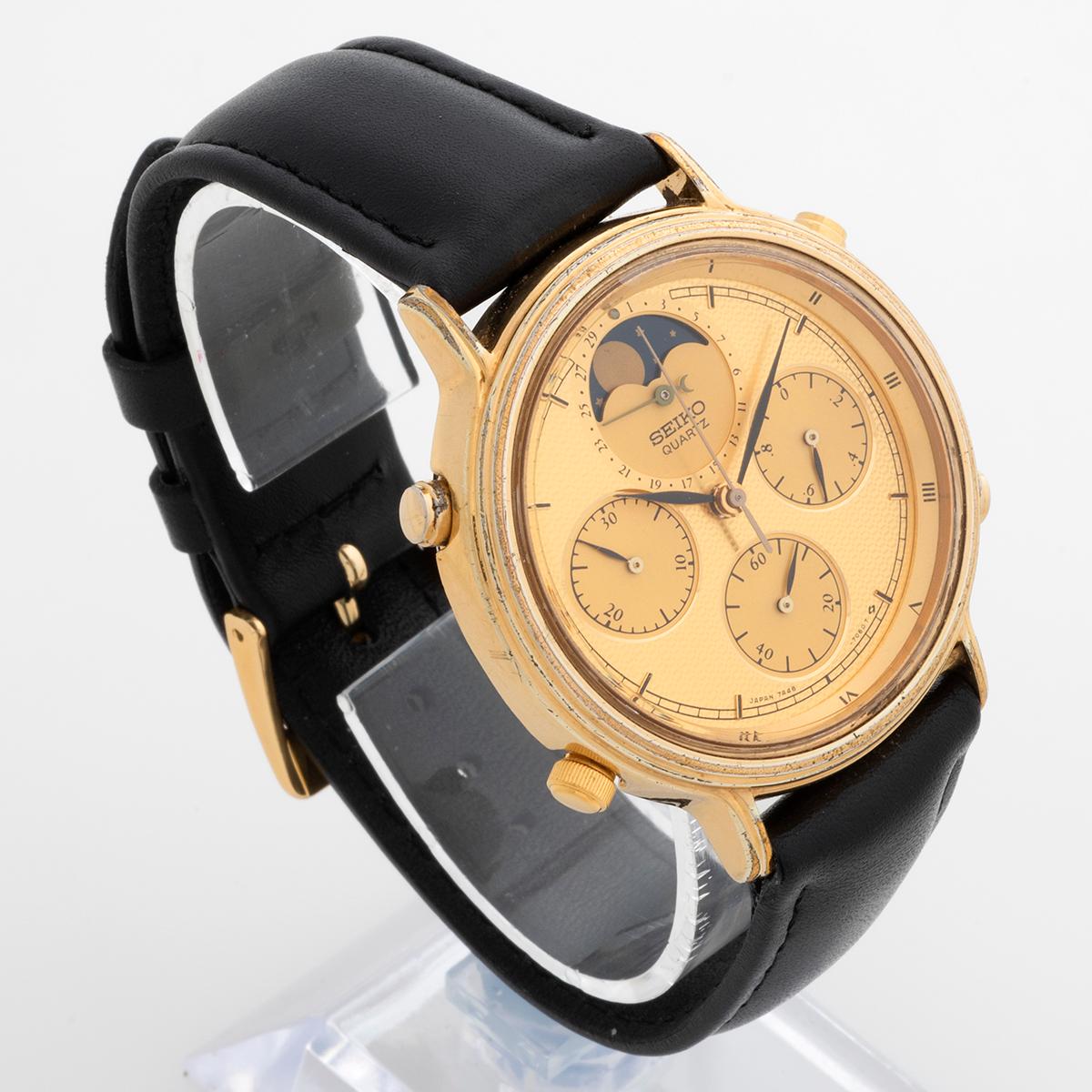 seiko moonphase chronograph