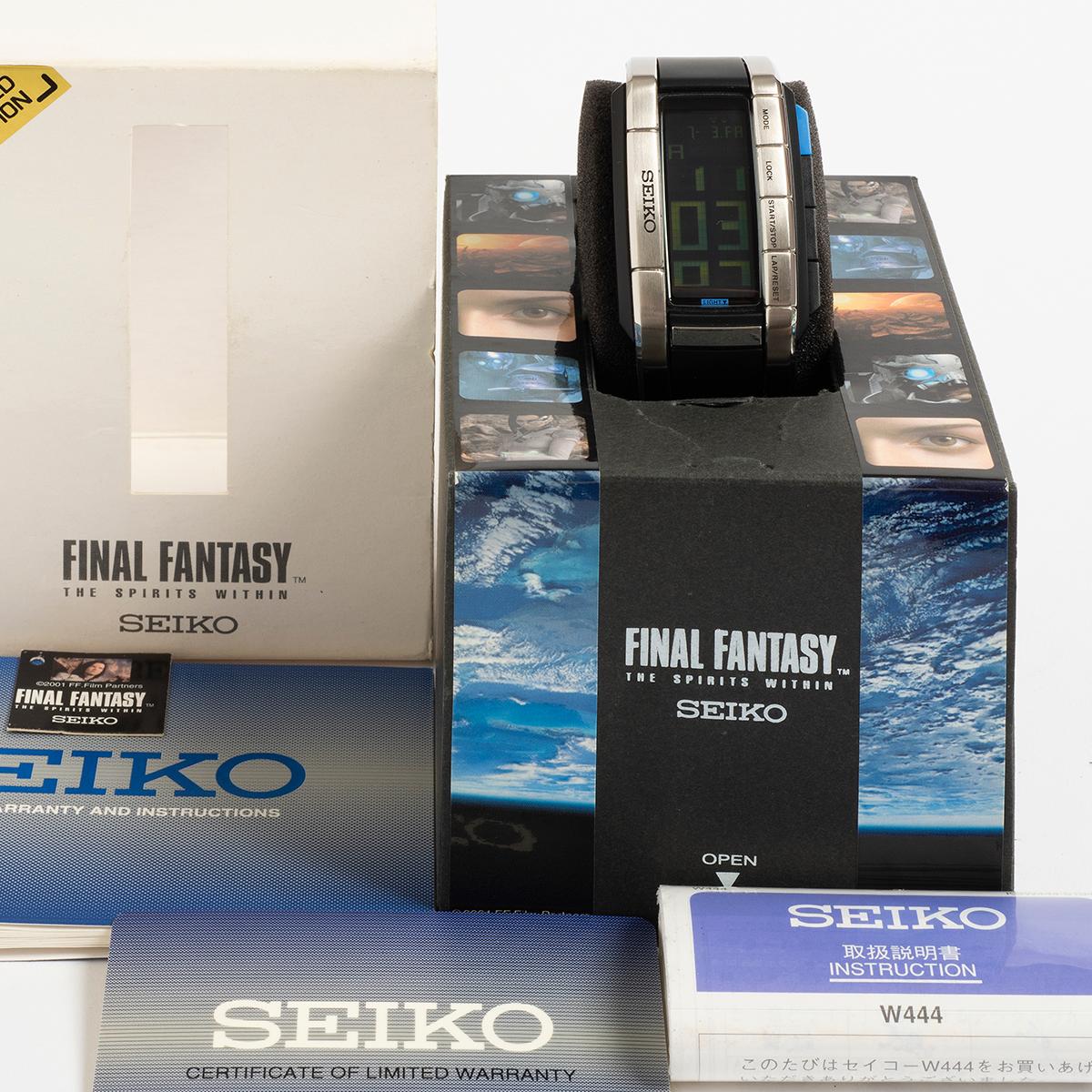 Une édition limitée produite en 2001 pour commémorer le halo de poignet conçu par Seiko et porté par l'héroïne Aki Ross dans le film d'aventure de science-fiction en images de synthèse, Final Fantasy : The Spirits Within. Notre Seiko référence
