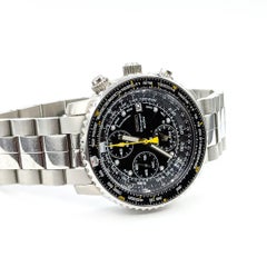 Orologio Seiko Flightmaster Pilot Chronograph in acciaio inossidabile