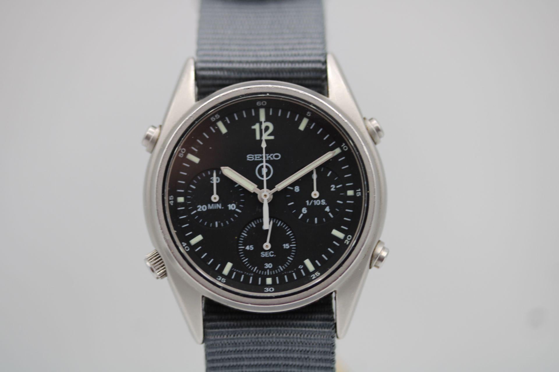 seiko raf chronograph