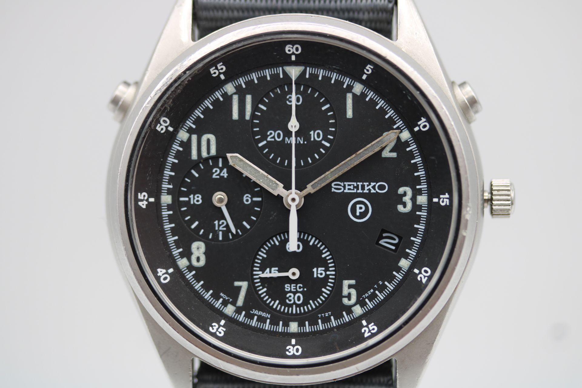 Seiko Generation 2 – 7T27-7A20 British Military 1995 In Good Condition For Sale In London, GB