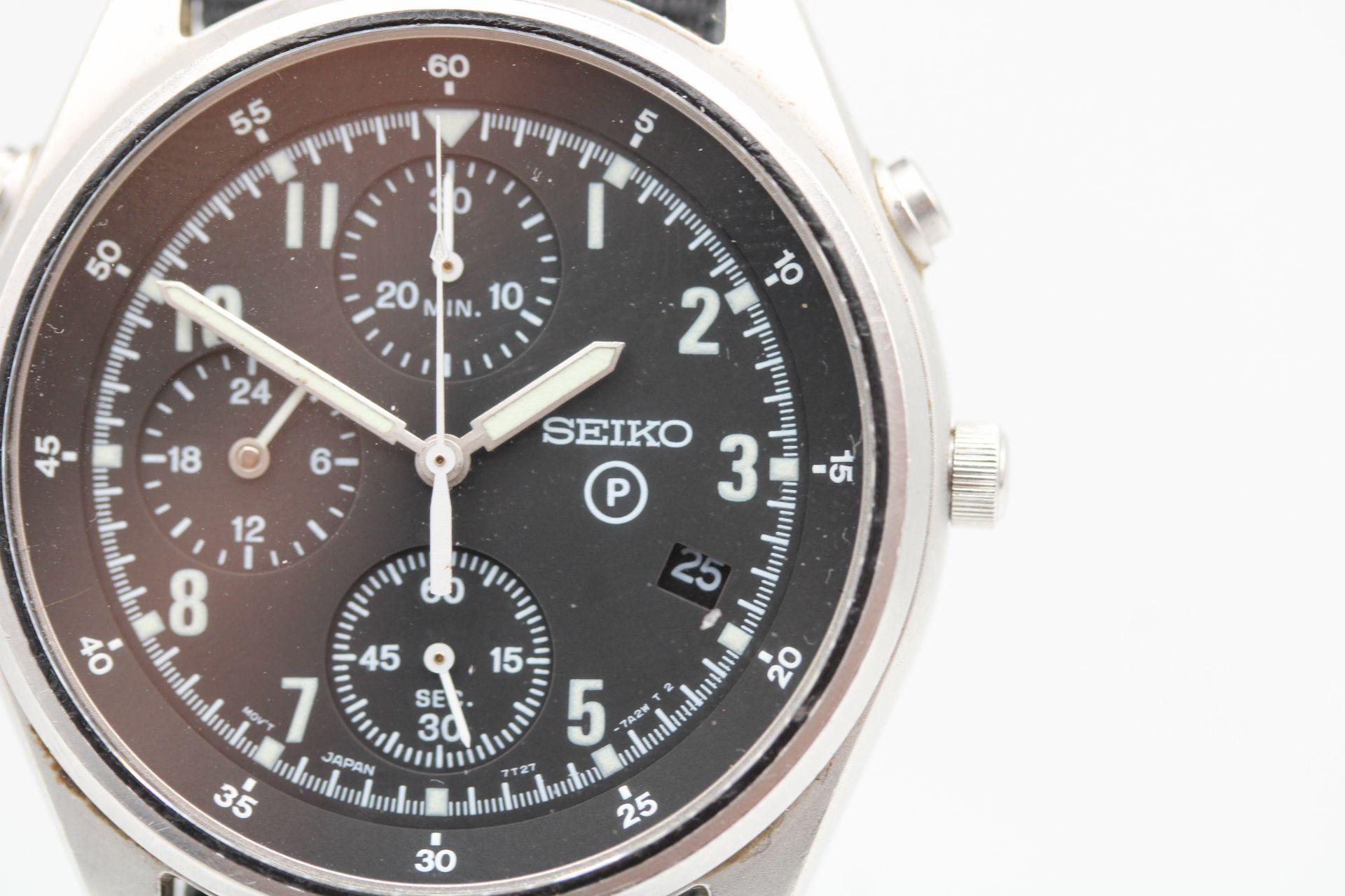  Montre militaire britannique Seiko génération 2 - 7T27-7A20 Unisexe 