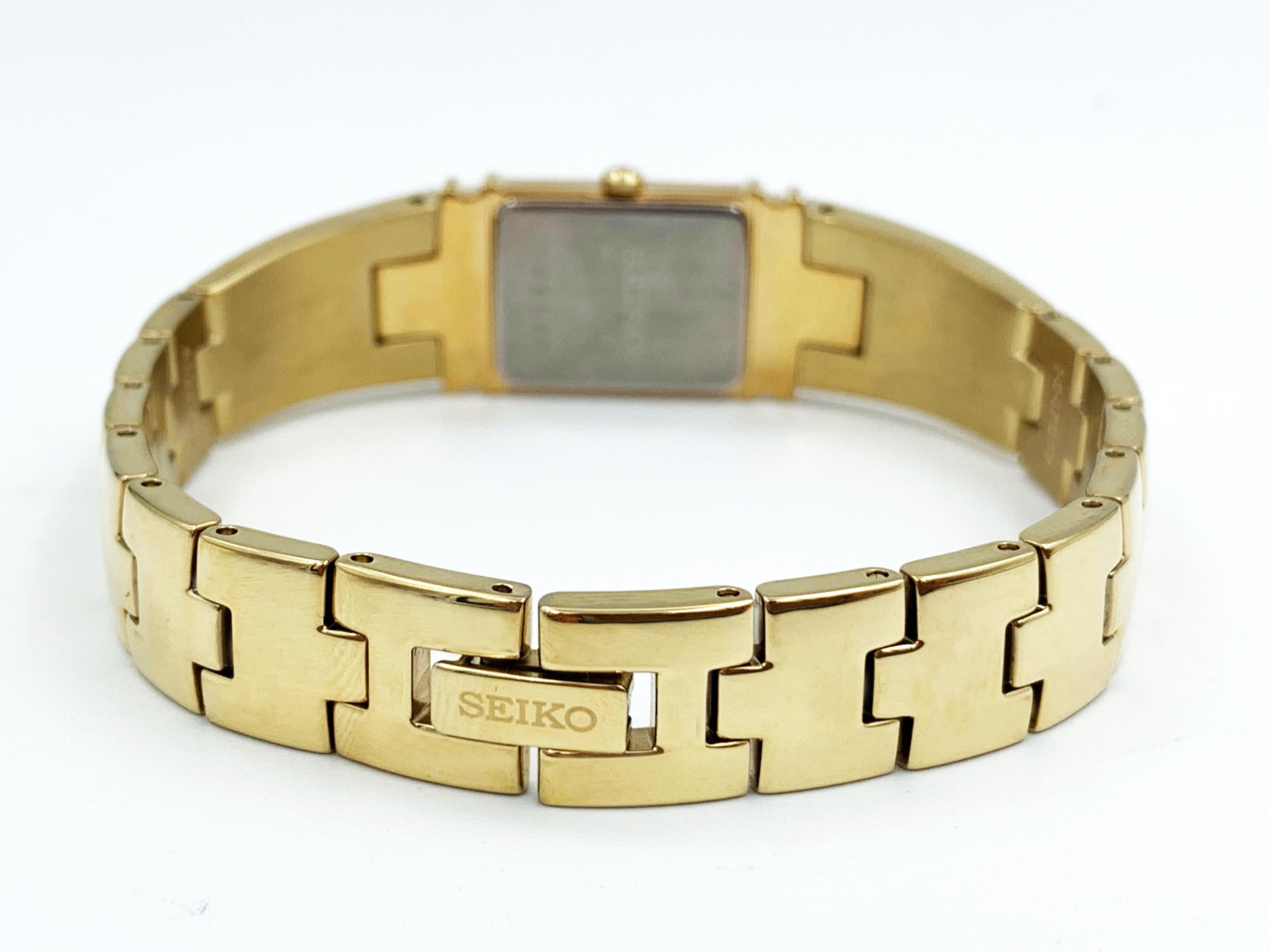 seiko gold women's watch