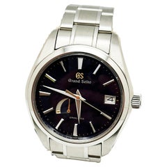 Seiko Grand Seiko Spring Drive Ultra Limited SBGA433 Quadrante viola Acciaio Scatola di carta