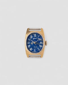 Seiko Mini Gold Nugget Sodalite Dial 18k 17-7140 1960s