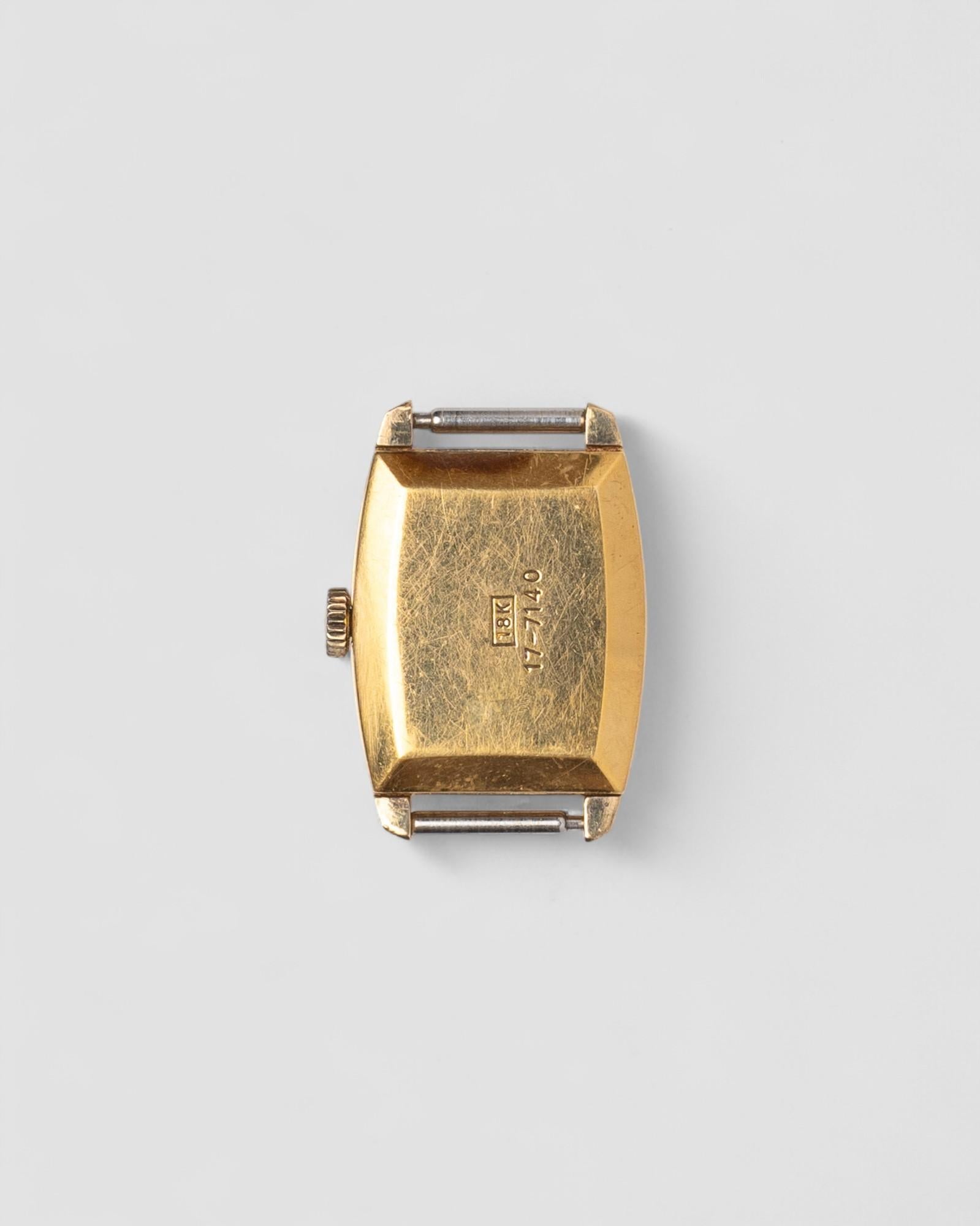 Seiko Mini Gold Nugget Sodalite Dial 18k 17-7140 1960s Bon état - En vente à SYDNEY, AU
