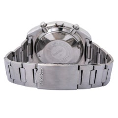 Seiko Pogue Pepsi 6139-6005 Automatic Vintage Watch Chronograph Blue Dial