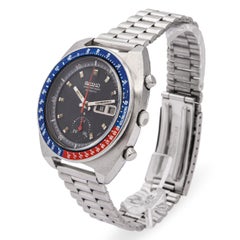 Montre homme Seiko Pogue Chronographe automatique en acier inoxydable Ref. 6139-6002