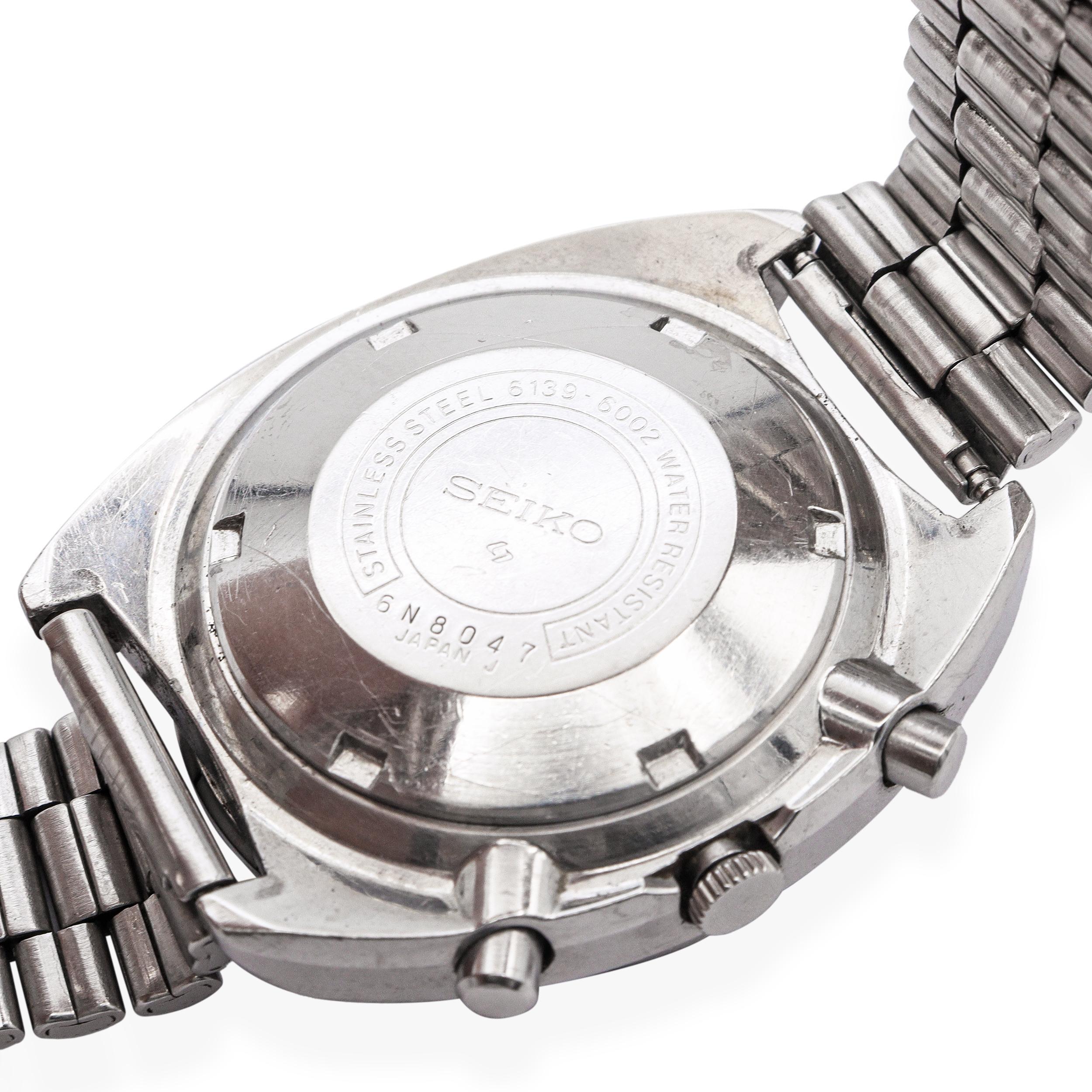 De los hombres Reloj Seiko Pogue Cronógrafo Automático de Acero Inoxidable para Hombre Ref. 6139-6002 en venta