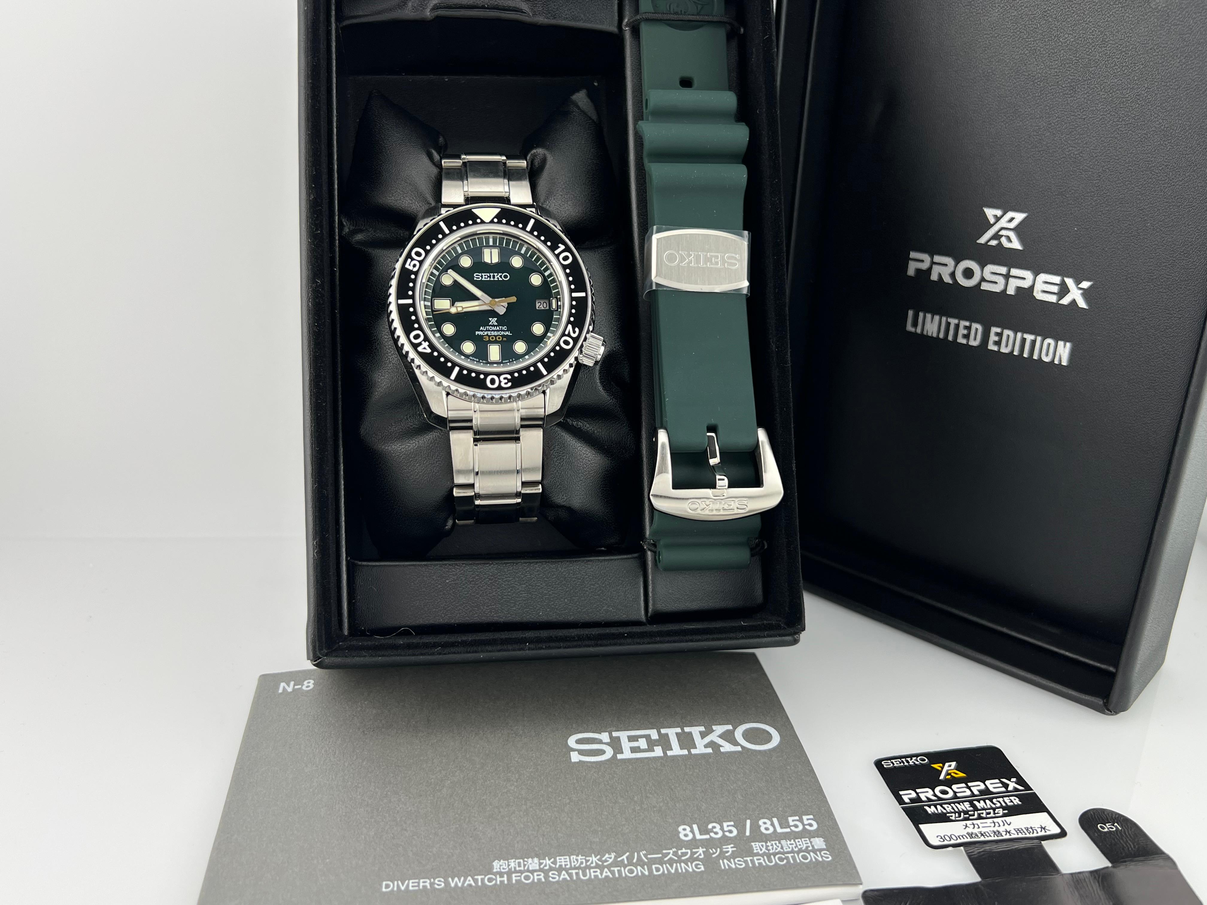 Style Number: SBDX043



Year: 2022

 

Model: Seiko Prospex - 140th Anniversary Edition Dive Watch

 

Case Material: Stainless Steel

 

Band: Stainless Steel

  

Bezel:  Black Ceramic

 

Dial: Green

 

Face: Sapphire Crystal

 

Case Size: