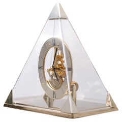 Seiko Quarts Pyramid Skeleton Clock 1980s Japan