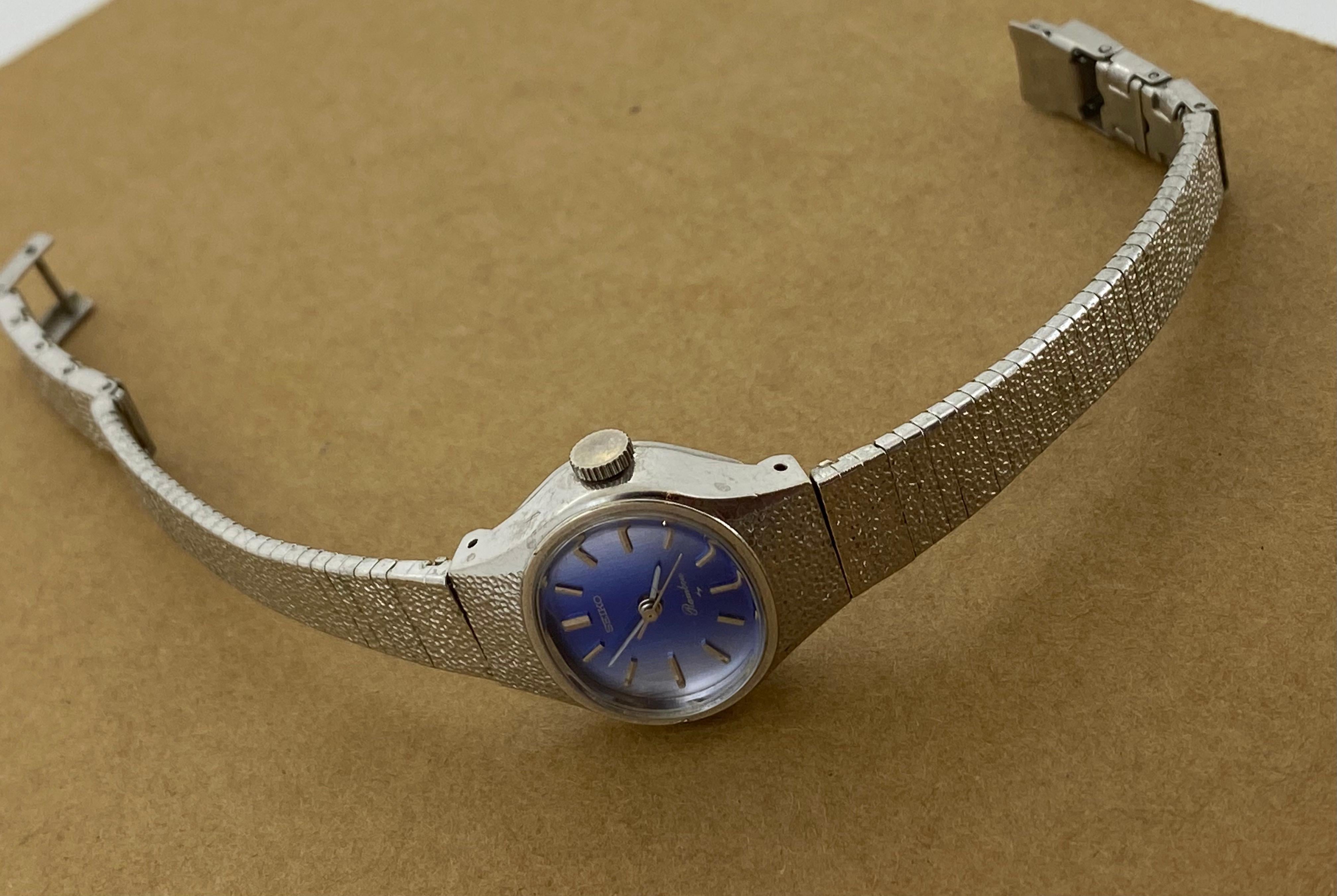 Seiko Rainbow White Gold-Plated Vintage 1970's Japan Automatic Ladies Watch 1