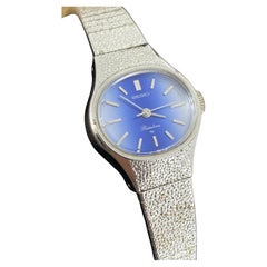 Seiko Rainbow White Gold-Plated Vintage 1970's Japan Automatic Ladies Watch