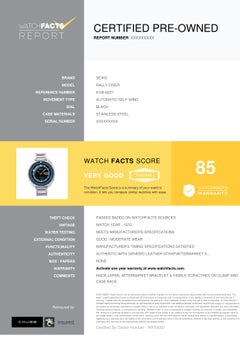 Seiko Rally Diver 6106-8227, Black Dial, Certified and Warranty