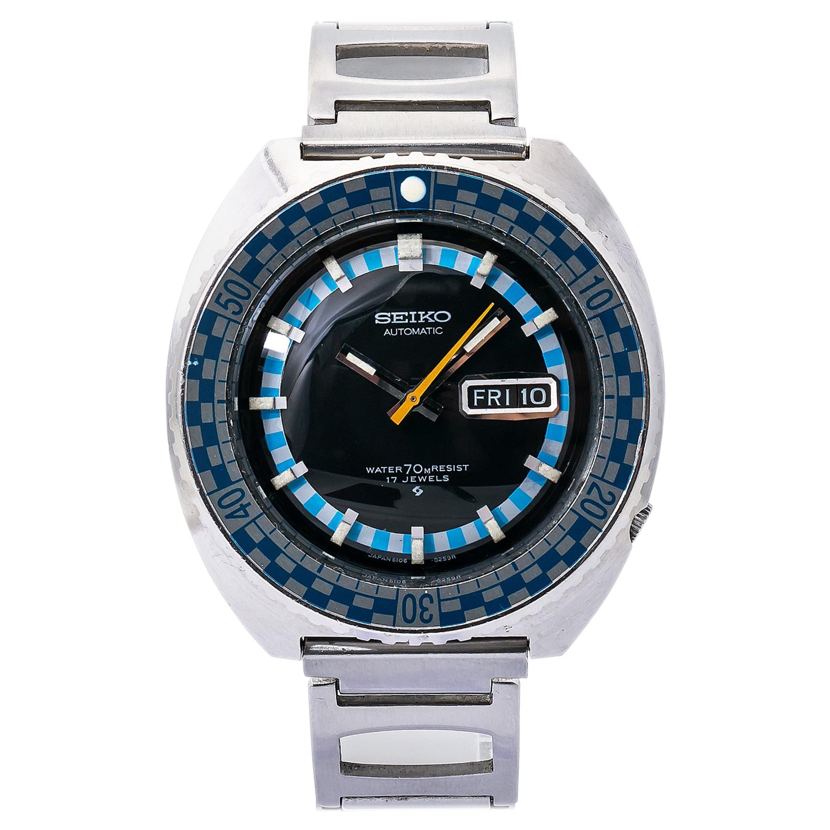 Seiko Rally Diver 6106-8227, Black Dial, Certified and Warranty