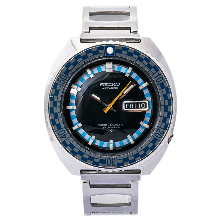 Seiko Rally Diver 6106-8227, Black Dial, Certified and Warranty at 1stDibs