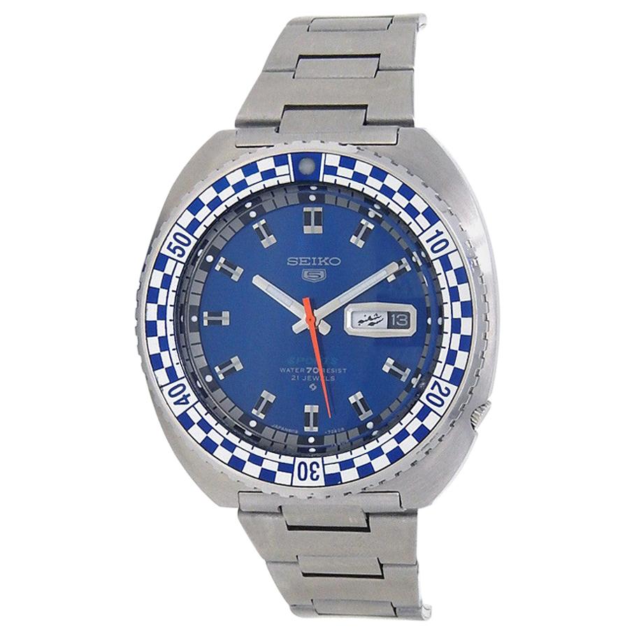 Seiko Rally Diver 6119-7173, Blue Dial, Certified and Warranty at 1stDibs