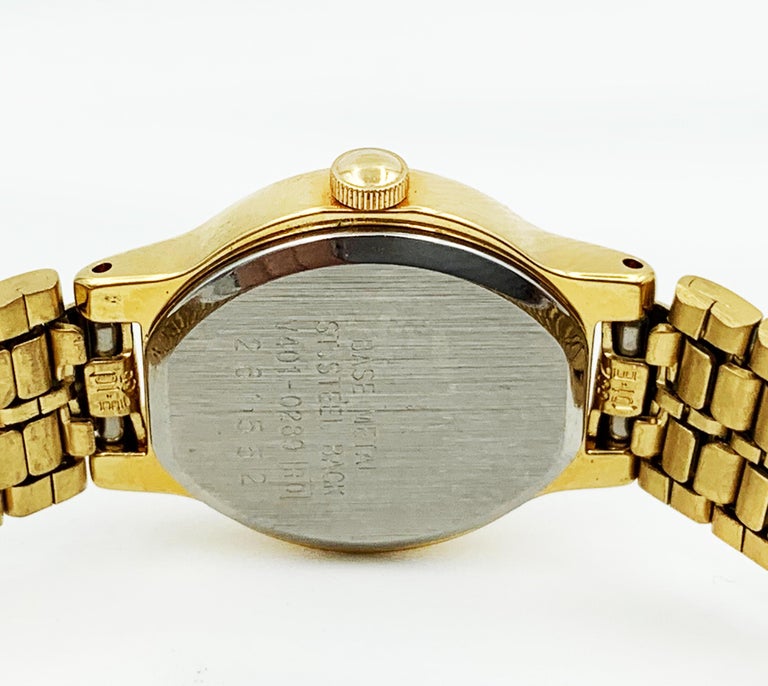 Seiko Stainless Steel Gold Tone Black Dial Japan Quartz Ladies Watch SXF332  at 1stDibs | seiko gold watch black face, seiko gold black, seiko quartz  watch gold japan
