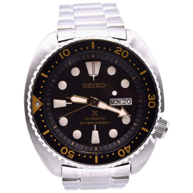 Seiko Stainless Steel Prospex Diver’s Watch at 1stDibs