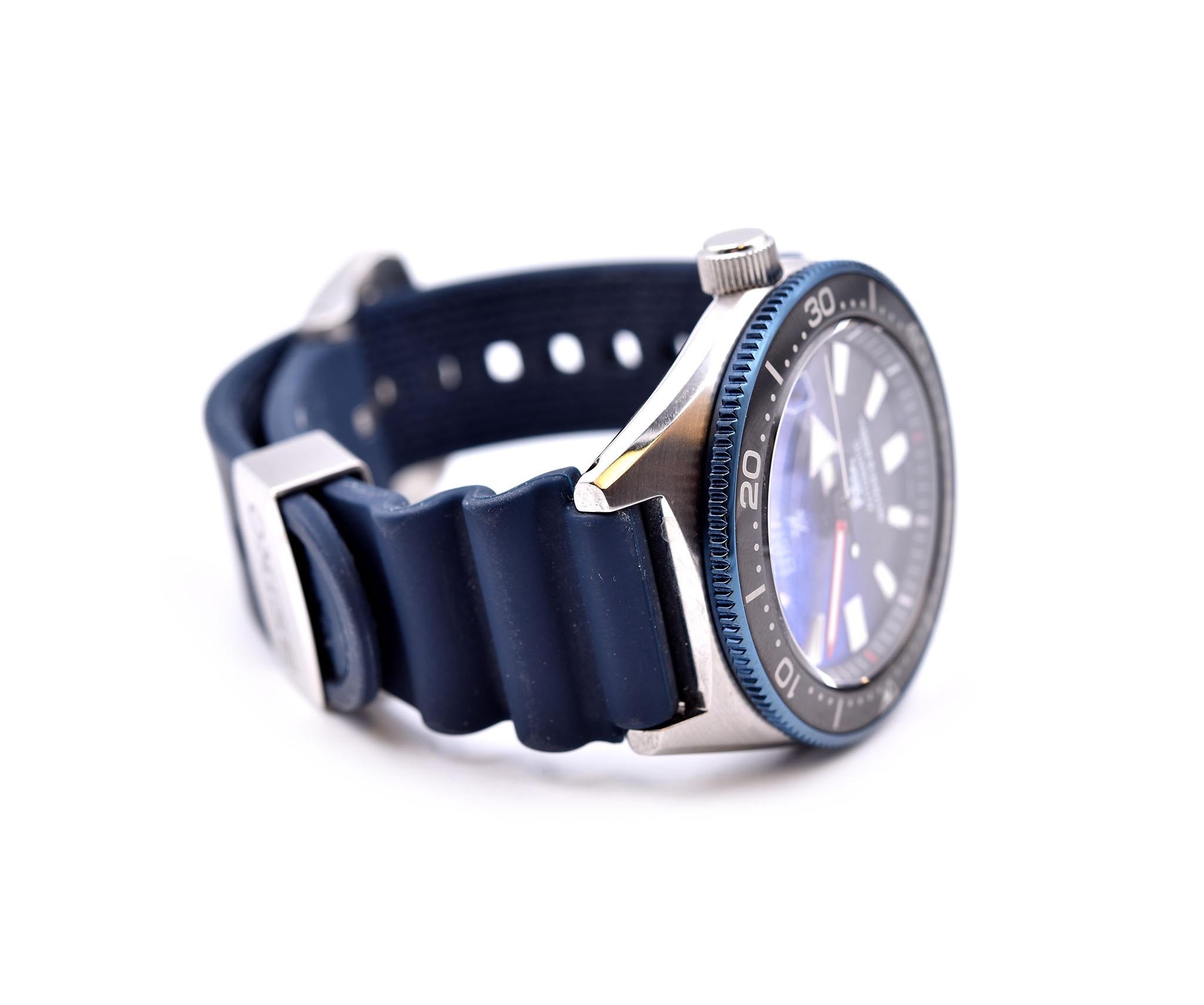  Montre Seiko Prospex Sea en acier inoxydable Réf. 6R15-04B0 Pour hommes 